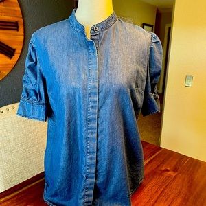 KUT from the Kloth denim dress shirt